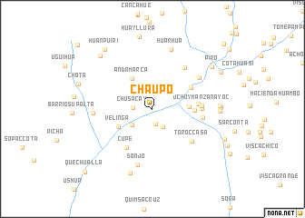 map of Chaupo