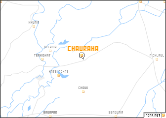 map of Chaurāha