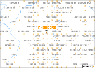 map of Chaurāsa