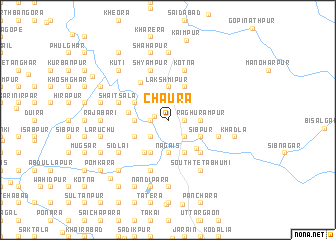 map of Chaura
