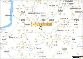 map of Chaus Bakhsh