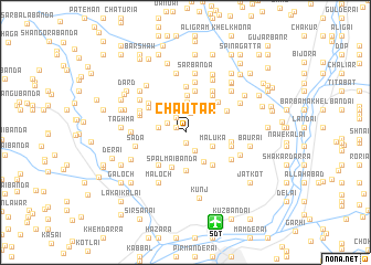 map of Chautar