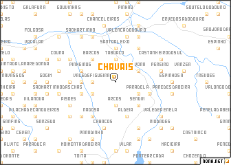 map of Chavãis