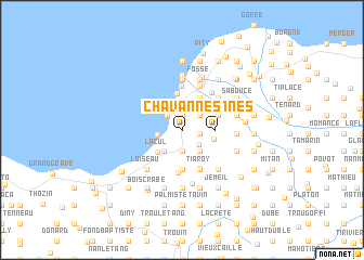 map of Chavannes
