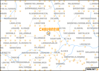 map of Chavarría