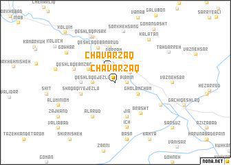 map of Chavarzaq