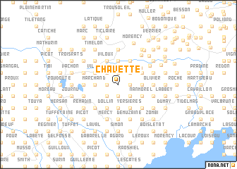 map of Chavette