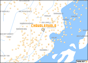 map of Chāwalenwāla