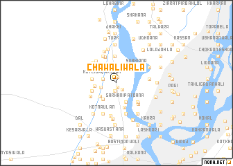 map of Chawāliwāla