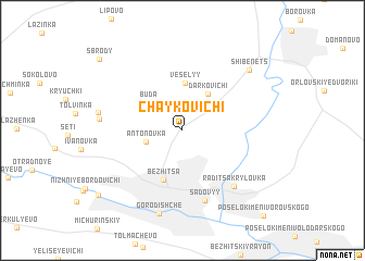 map of Chaykovichi