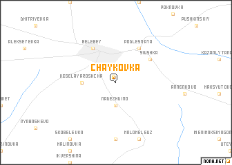 map of Chaykovka