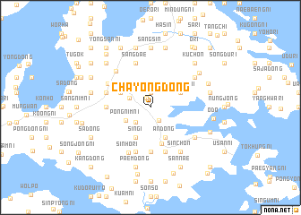 map of Chayong-dong
