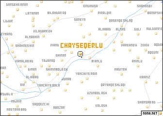 map of Chāy Seqerlū