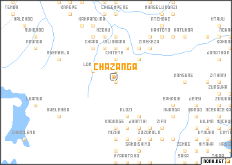 map of Chazanga