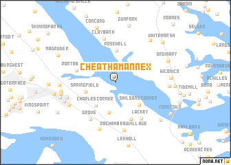 map of Cheatham Annex