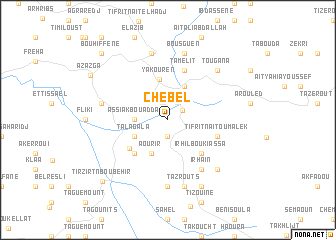 map of Chebel