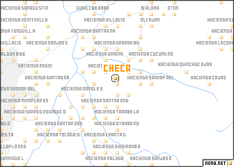 map of Checa