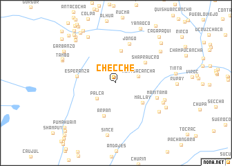 map of Checche