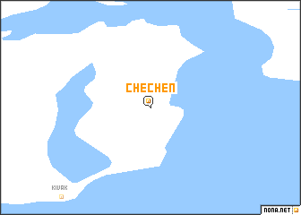 map of Chechen
