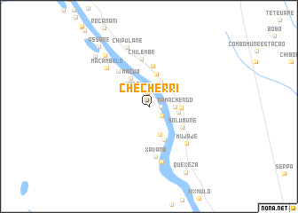 map of Checherri