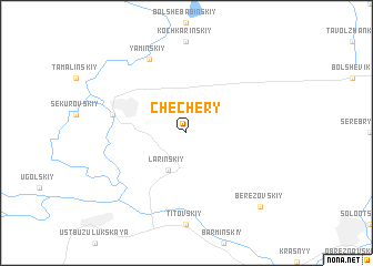 map of Chechëry