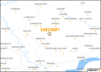map of Chechury