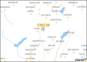 map of Checua