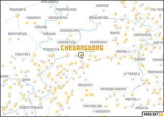 map of Chedang-dong