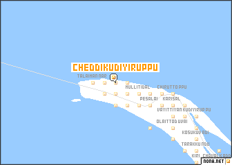 map of Cheddikudiyiruppu