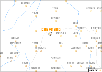 map of Chʼefa Bad