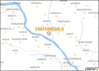 map of Chefe Abedala