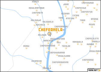 map of Chefe Amela