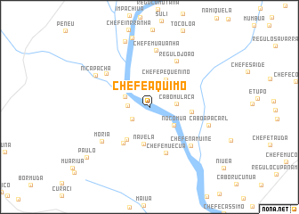 map of Chefe Aquimo