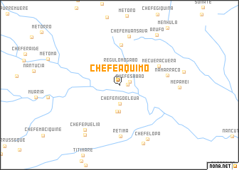 map of Chefe Aquimo