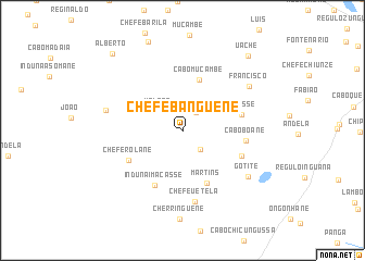 map of Chefe Banguene