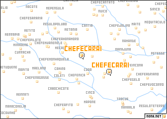map of Chefe Carai
