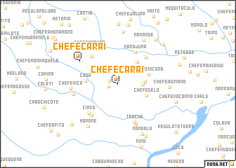 map of Chefe Carai