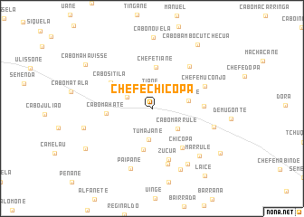 map of Chefe Chicopa