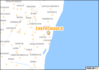 map of Chefe Chiduca