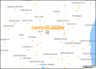 map of Chefe Chilubuane