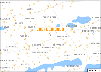 map of Chefe Chiongo