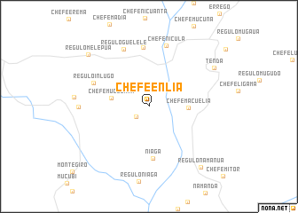 map of Chefe Enlia