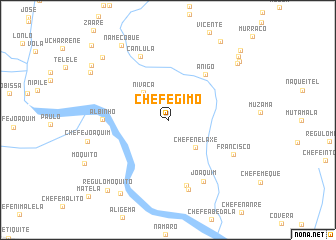 map of Chefe Gimo