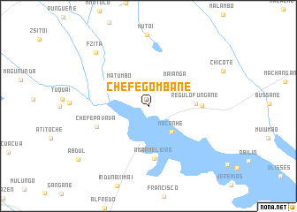 map of Chefe Gombane