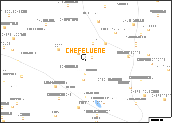 map of Chefe Luene