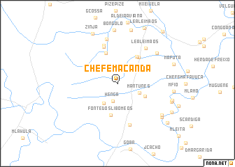 map of Chefe Macanda