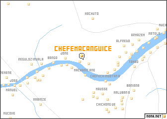 map of Chefe Macanguiçe