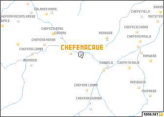 map of Chefe Macaue