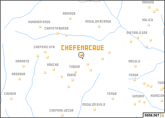 map of Chefe Macáuè