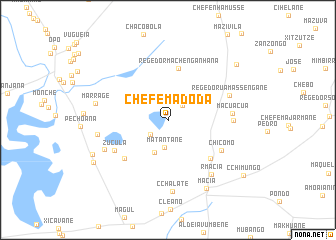 map of Chefe Madoda